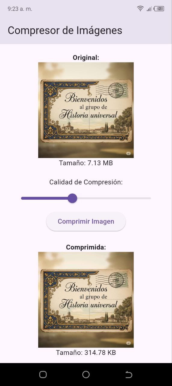 Image Compressor app with Flutter