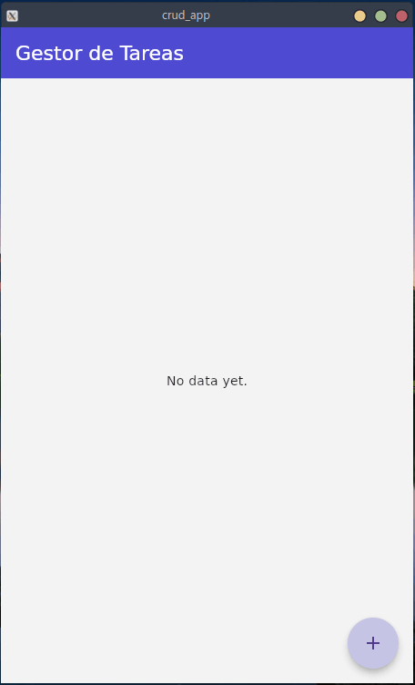 Task Manager - CRUD App with Flutter