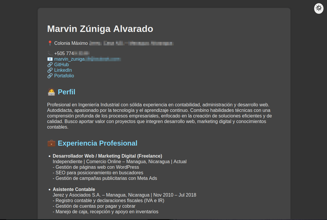 Web Resume